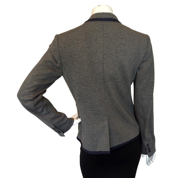GAP Academy Heather Grey Blazer Contrast Cuff Lining - Picture 7 of 15